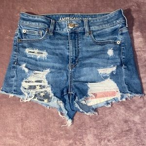 American Eagle Size 4 red white & blue.